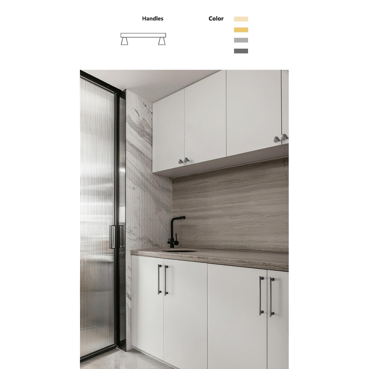 Λαβές επίπλων σε γραφίτη